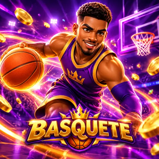 Quadra de basquete com placar de partida para apostas ao vivo